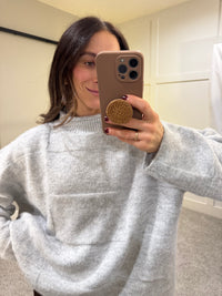 Charlie Sweater | Light Heather Grey