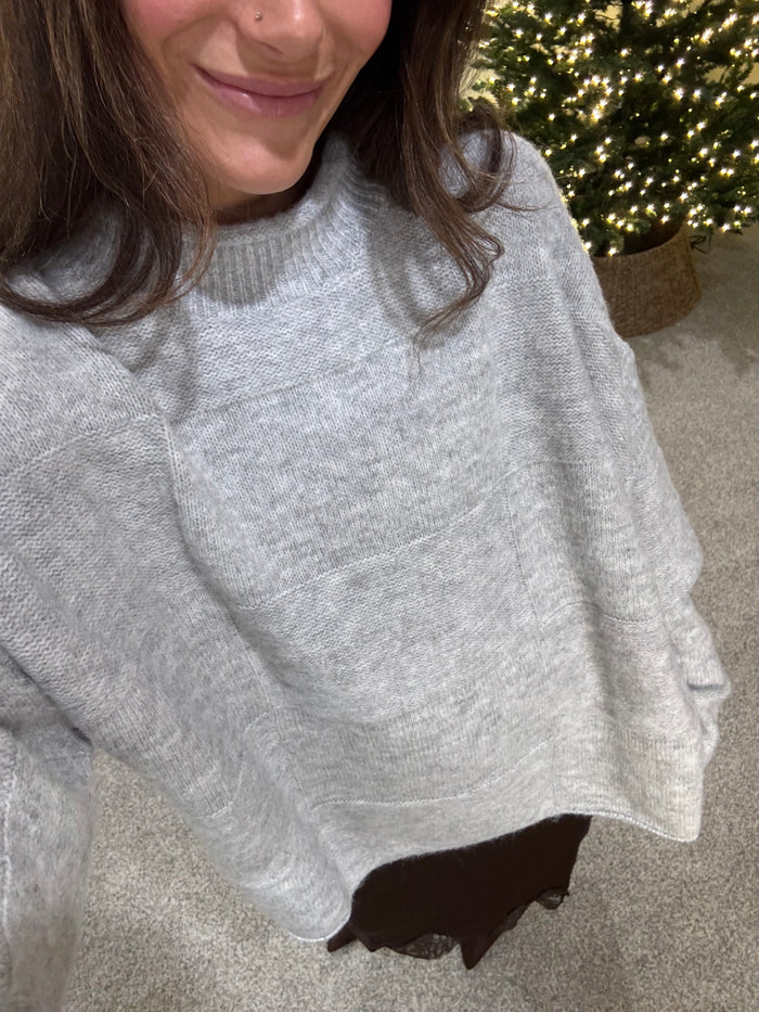 Charlie Sweater | Light Heather Grey