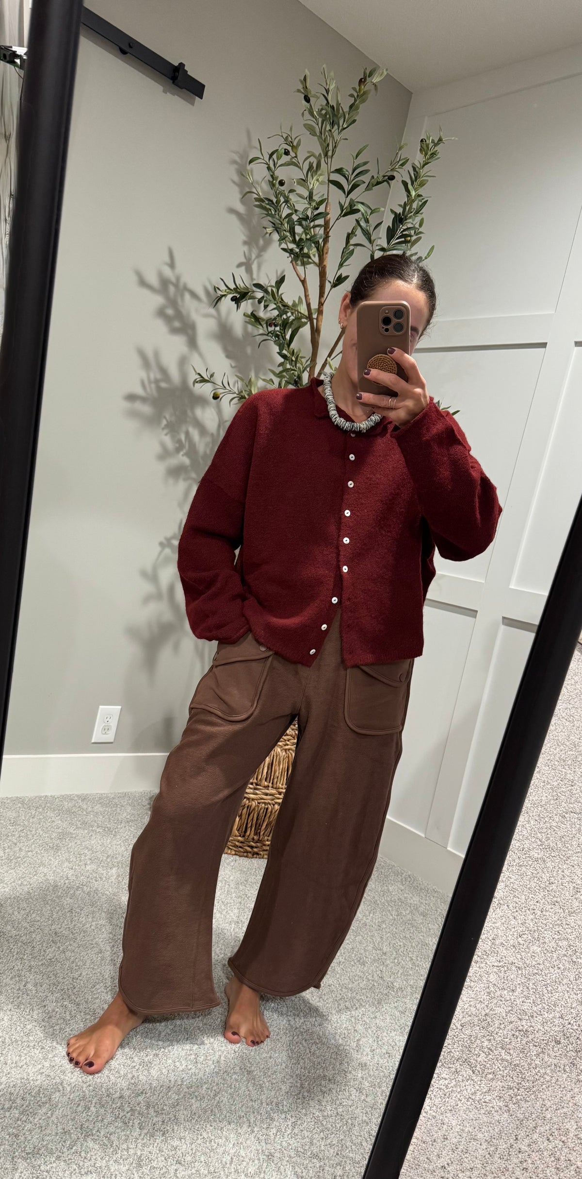 Zola Cardigan | Wine