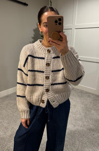 Cable Knit Button Cardigan