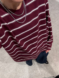 Cardinal Striped Top