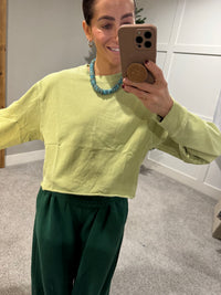 Pale Olive Top