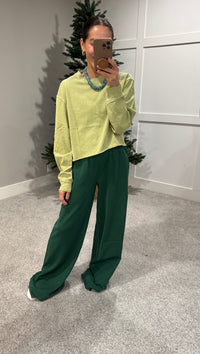Pale Olive Top