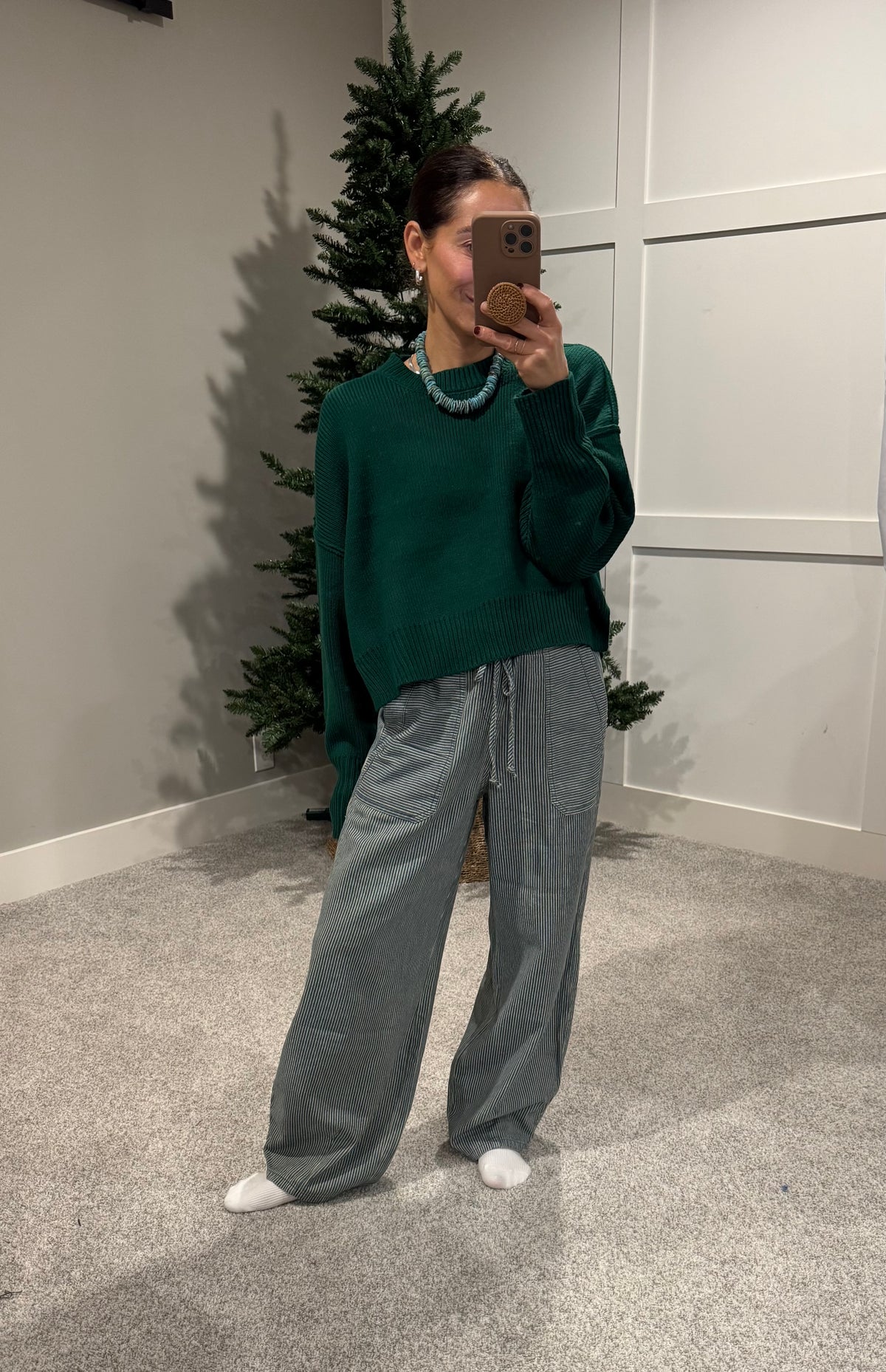 Taj Sweater | Emerald Green