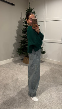 Taj Sweater | Emerald Green