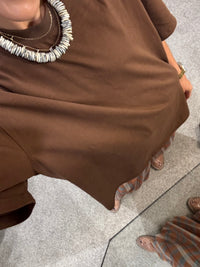 Perfectly Oversized Tee | Chocolate Brown