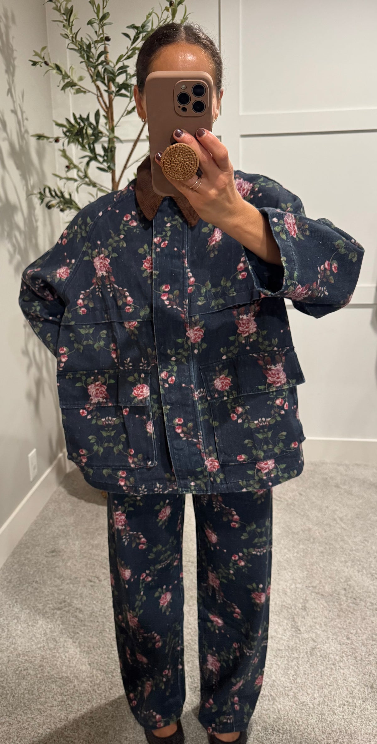 Blossom Blue Utility Jacket