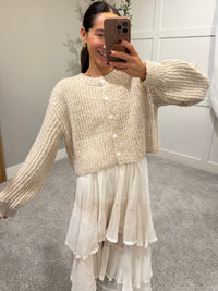 Teddy Cardigan Sweater | Alpaca