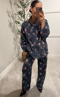 Blossom Blue Utility Jacket
