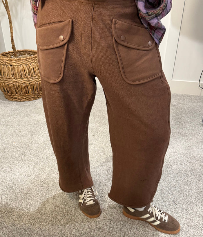 Loose Lounge Pant | Brown