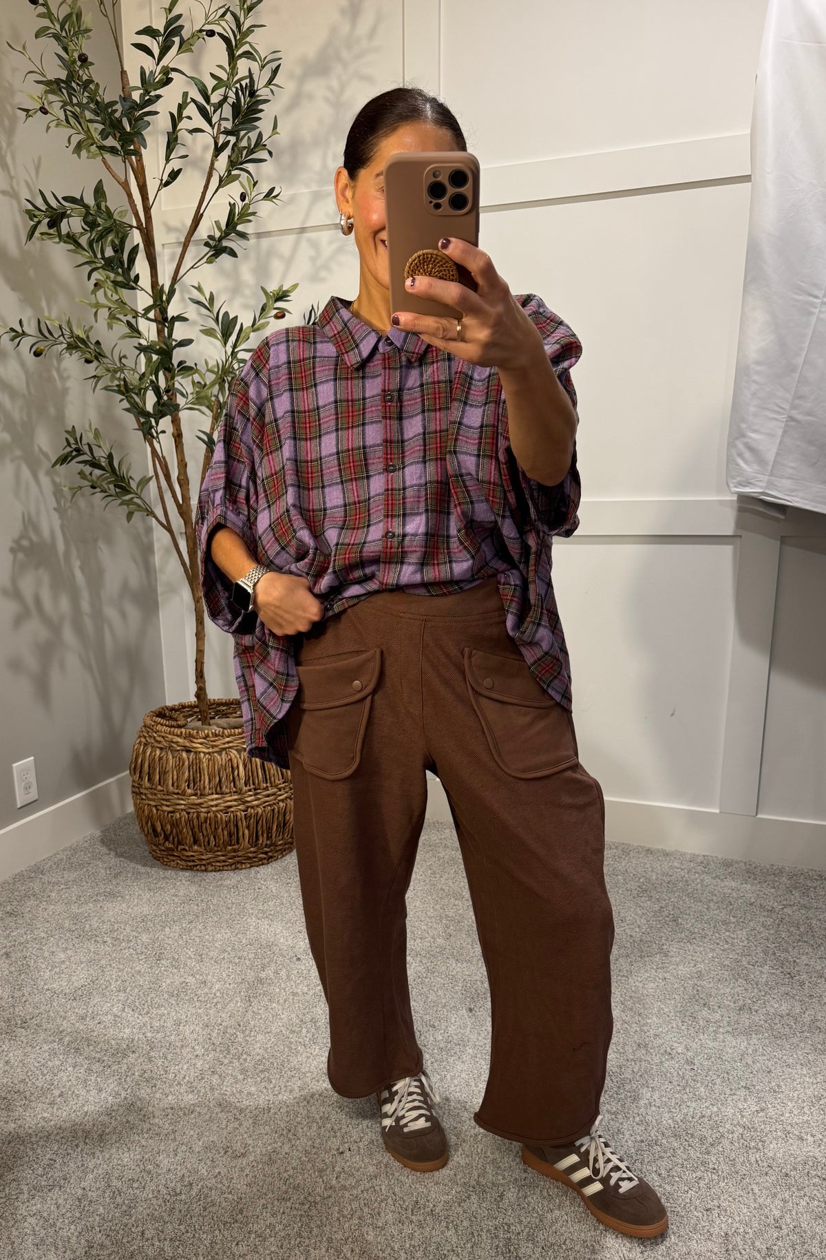 Loose Lounge Pant | Brown