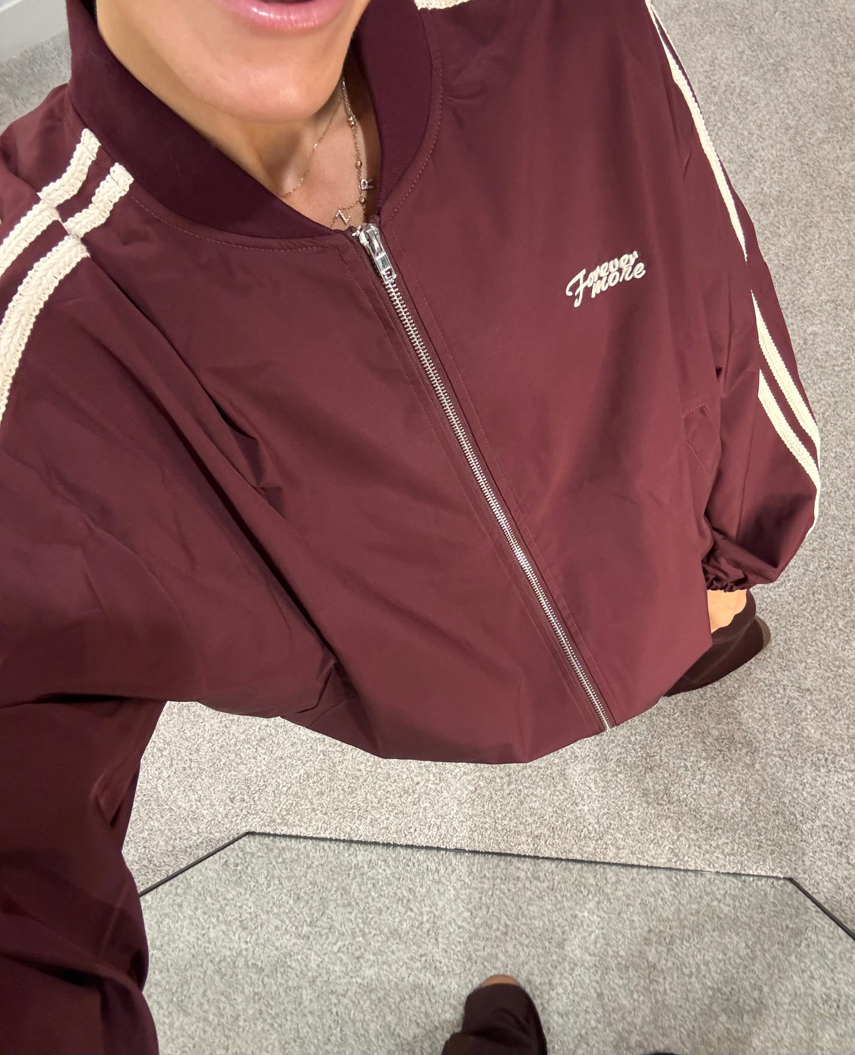 Track Jacket | Wine