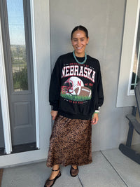 Perfectly Oversized Vintage Husker Sweatshirt – Black