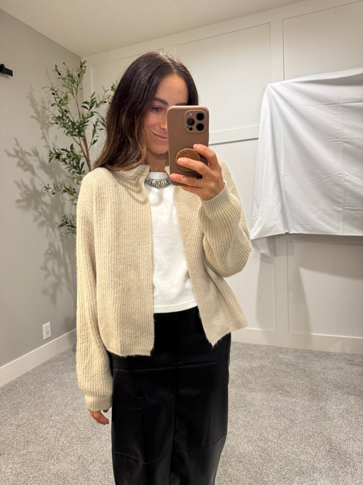 Taupe Cardigan