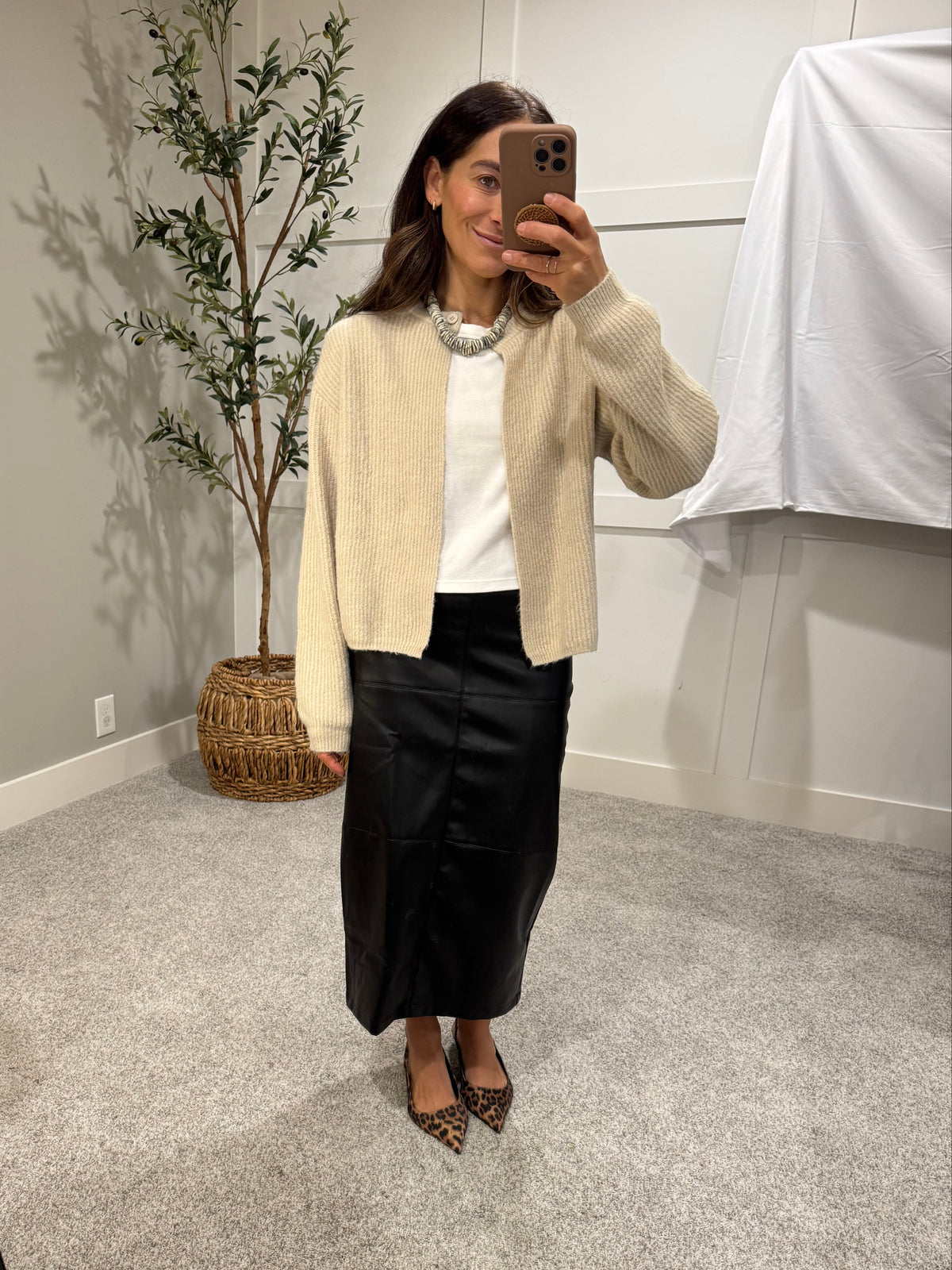 Taupe Cardigan