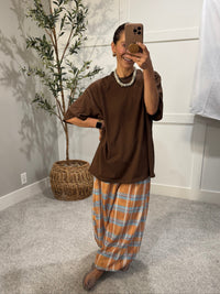 Perfectly Oversized Tee | Chocolate Brown