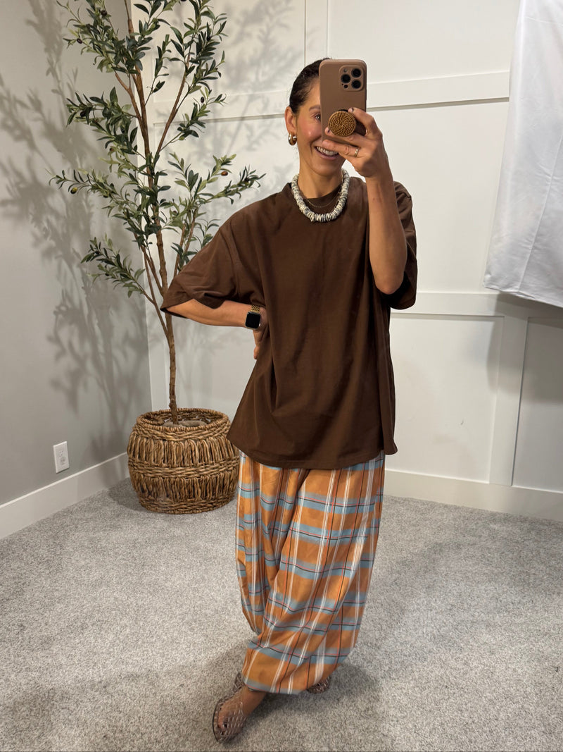 Perfectly Oversized Tee | Chocolate Brown