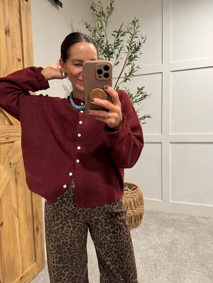 Zola Cardigan | Wine