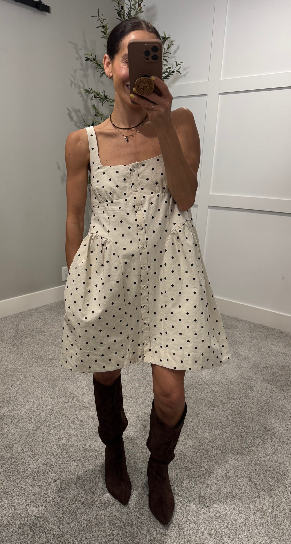 Paige Polka Dot Dress