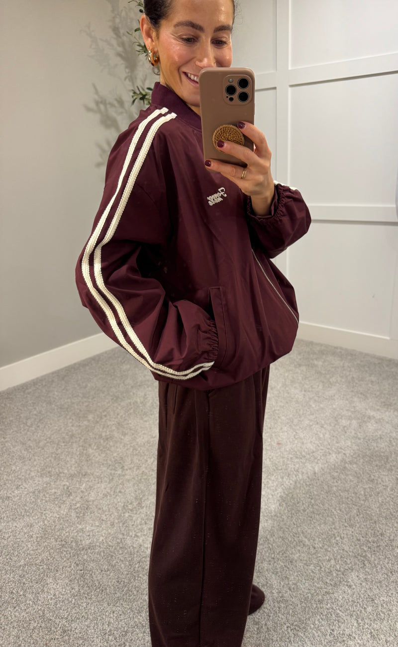 Track Jacket | Wine