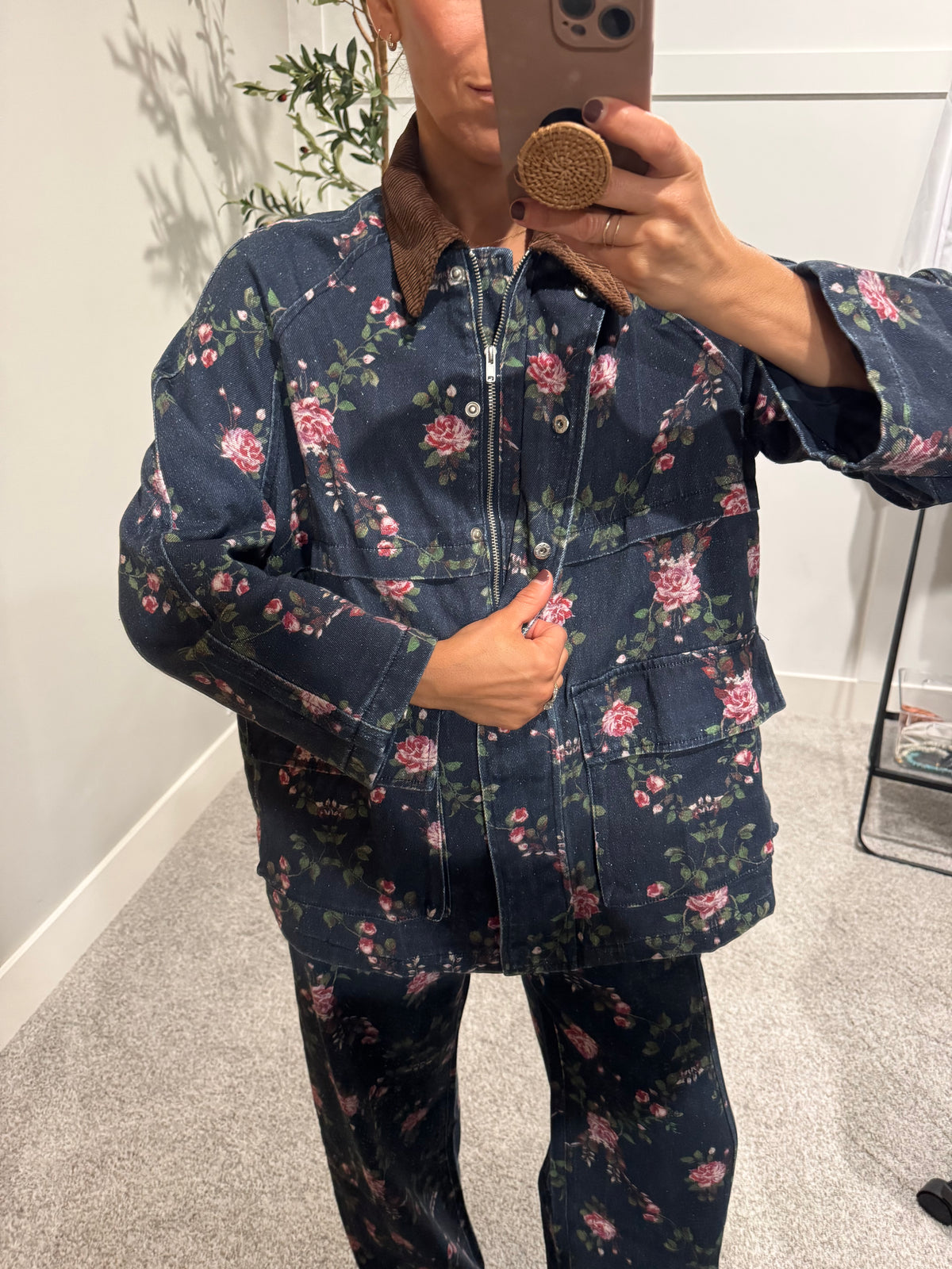 Blossom Blue Utility Jacket